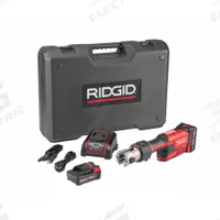 RIDGID Cordless Press Tool: 18V Li-Ion, Std, Inline, For 1/2 in to 4 in Pipe, Black Steel/Copper/PEX (MPN 67188). Key specifications — attr518742: RP 351; attr518712: Bare Tool.
