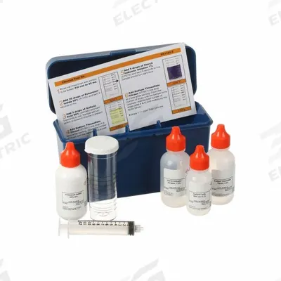AQUAPHOENIX Water Quality Test Kit: Chlorine, 1 drop= 1 ppm Chlorine - Water Quality Test Kits
