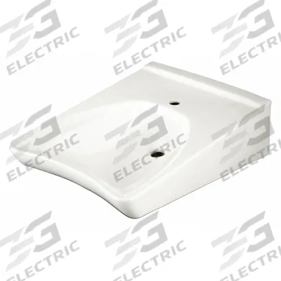 TOTO Bathroom Sink: LT308 Wheelchair Users Lavatory, White, Vitreous China - One-Station Wall-Mounted Bathroom Sinks without Faucets