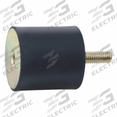 JW WINCO Vibration-Isolating Mount: Cylindrical, Natural Rubber - Male x Female Vibration-Isolating Mounts