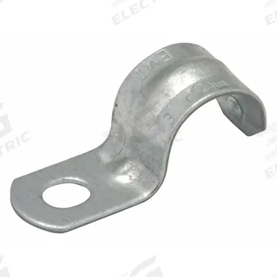 RACO Conduit & Pipe Strap Clamp, One-Hole: 1 in Trade Size, Steel - Surface Mount Clamps for Conduit & Pipe