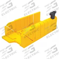 STANLEY Clamping Miter Box: Clamping Miter Box, 14 in Miter Saw Compatible, 8 1/4 in Lg, 4 1/2 in Wd (MPN 20-112). Key specifications — attr1170386: STANLEY; attr1179850: 14 in Miter Saw; attr1179851: Clamping Miter Box.