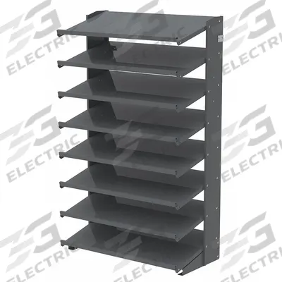 AKRO-MILS Pick Rack: 36 in x 18 in x 60 in, 1 Sided, 0 Bins - Metal Stationary Pick Racks Without Bins