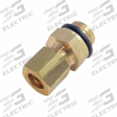 LEGRIS Compression Fitting Coupling: 1/2 in Pipe x 16 mm OD Fitting Size, BSPP x Compression - Standard Sleeve Brass Compression Fittings