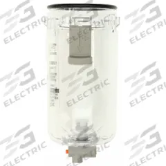 SMC FRL Replacement Bowl: Polycarbonate, C3, C3SF-D. Key specifications — attr111689: C3SF-D; attr111695: C3; attr158712: Polycarbonate; attr111692: SMC.