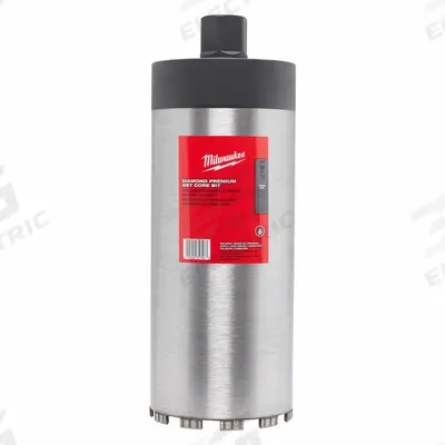 MILWAUKEE Core Bit: 7 in Core Dia, 15 in Max Drilling Dp - Diamond-Tipped Core Bits for Wet Coring