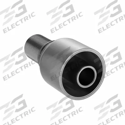 PARKER Hydraulic Crimp Fitting: Steel x Steel, Straight, -12 For Hose Dash Size - Parker Crimp Hydraulic Hose Fittings with Metric Connection