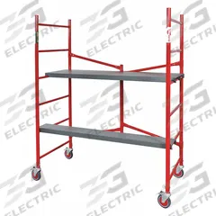 METALTECH Scaffold: Steel, 11.8 in to 6.3 ft, 58.3 in x 8.8 in, 1,000 lb Load Capacity (MPN I-BM6S). Key specifications — Brand: METALTECH; Height Adjustability: Fixed Height; Included Components: (4) Locking Pins.