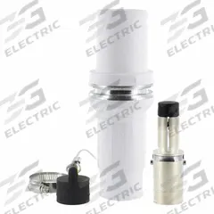 Single Pole Inline: Male, White, 1000V AC, 1,009 A, Crimp Tube Termination, 49 Series (MPN 49M64-W). Key specifications — Gender: Male; Series: 49; Brand: LEVITON.