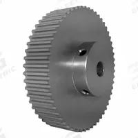 DAYTON Timing Pulley: Modified Curvilinear, Fixed, For GT Timing Belt Section, For 15 mm Belt Wd (MPN 56-5P15-6A5). Key specifications — Brand: DAYTON; Finish: Clear Anodized; For Belt Series: Powerhouse®.