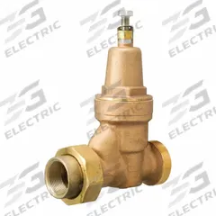 WATTS Water Pressure Reducing Valve: NPT x NPT, 2 in Pipe Size, Bronze, 25 psi to 75 psi, NPT x NPT (MPN 2 LF N55BU). Key specifications — Brand: WATTS; Low-Lead Compliance: Low-Lead Compliant.