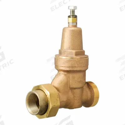 Watts Water Pressure Reducing Valve: NPT x NPT, 2 in Pipe Size, Bronze, 25 psi to 75 psi - Standard Capacity Water Pressure Regulators