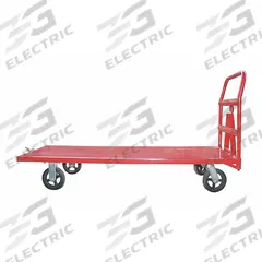 APPROVED VENDOR Platform Truck: 2,000 lb, 60 in L x 30 in W x 11 in H Deck, Solid, 12 ga Deck, Std (MPN 13X503). Key specifications — Side Panel Type: No Side Panels; Brand: APPROVED VENDOR; Color: Red; Caster/Wheel Configuration: (2) Swivel.