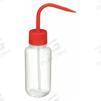 APPROVED VENDOR Wash Bottle: 250 mL, No Imprinting, Red, Wide, Std Spout Spout, White (MPN 6FAR8). Key specifications — Closure Color: Red; Vented/Nonvented: Nonvented; Body Color: White; Brand: APPROVED VENDOR; Imprinting Group: No Imprinting or Write On.