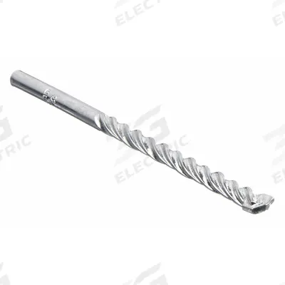 WESTWARD Round Hammer Drill: 3/16 in Drill Bit Size, 2 3/4 in Max Drilling Dp - Round-Shank Masonry Drill Bits