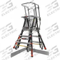 LITTLE GIANT Combination Ladder: 2 Configurations, Fiberglass, 375 lb Load Capacity, 109 lb Wt (MPN 18503-817). Key specifications — Brand: LITTLE GIANT; Included Features: Leg Levelers.