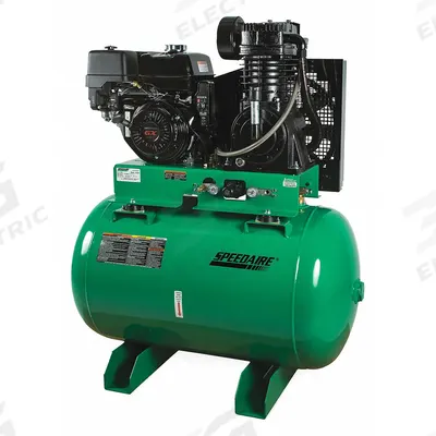 SPEEDAIRE Stationary Air Compressor: 2 Stage, 13 hp Engine, Honda, 29 cfm - Vehicle Mounted Air Compressors