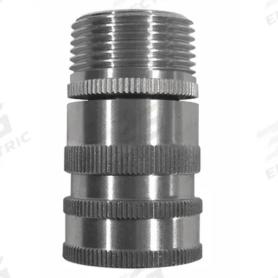 SANI-LAV Quick Connect Hose Adapter: Stainless Steel, Stainless, 2 in Overall Lg - Faucet Sprayer Hose Adapters