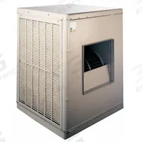 CHAMPION Ducted Evaporative Cooler: 4,000 sq ft, 2 in Pad Thick, 3/4 hp HP (MPN 7K596). Key specifications — Brand: CHAMPION; Evaporative Cooler Voltage: 208-230/460V AC; Drive Package Installation: Assembly Required; Includes Drive Package: Drive Package Included.