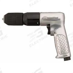 INGERSOLL RAND Air-Powered Drill: 1/2 in Chuck, Heavy Duty, 500 RPM, 0.5 hp, Keyless, Reversible (MPN 7803RAKC). Key specifications — attr1320790: INGERSOLL RAND.