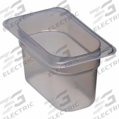 CAMBRO Food Pan: Ninth Size, Rectangular, 0.9 qt Capacity, NSF Certified - Steam Table Pans