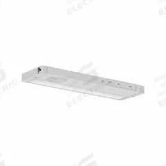LED Dimmable Under Cabinet Light: 12 in Lg, 450 lm, 4000K, 6 W, Plug-In or Hardwired, White, 1 in Ht (MPN UC12-1K-HL-D). Key specifications — attr1262778: 120V AC; attr1262749: Plug-In or Hardwired; attr1262754: Integrated LED; attr1262758: Aluminum; attr1262760: Yes; attr1262765: LED; attr1262776: High/Low/Off; attr1262780: 4000K.