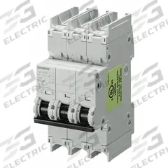SIEMENS Miniature Circuit Breaker: 1.6 A Amps, 60V DC, 14 kA, Screw Clamp, C, 240V AC (MPN 5SJ43157HG41). Key specifications — DC Voltage Rating: 60V DC; Max. AIR Rating: 14 kA; Terminal Connection: Screw Clamp; Brand: SIEMENS.