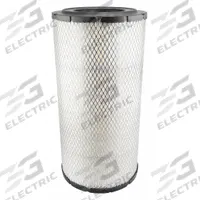 BALDWIN FILTERS Automotive Air Filter: Round-Oval, Engine, Round, Radial Seal, 16 9/16 in Overall Ht (MPN RS3734). Key specifications — Brand: BALDWIN FILTERS; Compatible Vehicle Make: Volvo; Baldwin Interchange: RS3734.