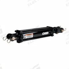 CHIEF Hydraulic Cylinder: 3 1/4 in Bore Dia., 8 in Stroke Lg, #8 SAE Port Size, 1 1/4 in Rod Dia. (MPN 216034). Key specifications — attr98892: CHIEF; attr95592: Double Acting; attr1382128: #8 SAE.