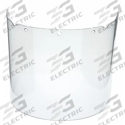 MSA Face Shield Visor: 17 in Overall Wd, 8 in Overall Ht, 0.98 in Overall Thick - Chemical-Resistant Replacement Visors