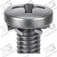 SEMS Screw: External Tooth, #6-32 Thread Size, 3/4 in Lg, Stainless Steel, Passivated, Pan, 25 PK (MPN 1-PPE-6C-75). Key specifications — Drive Size: #2.