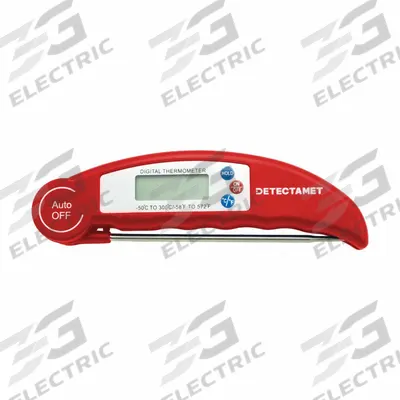 DETECTAMET, INC. Digital Thermometer: Digital, 6 1/8 in Overall Lg - Digital Thermometers for Food