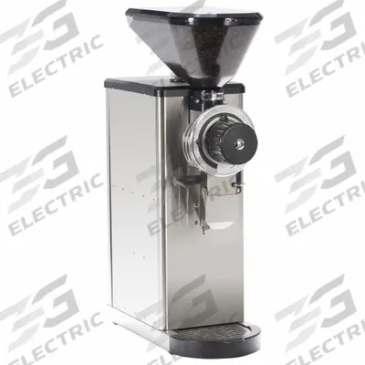 BUNN Coffee Grinder: 2 lb Capacity, Single Hopper, Silver - Bulk Coffee Grinders