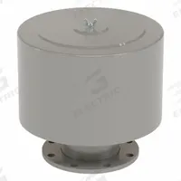 SOLBERG Filter Silencer: 4 in Flange Inlet Size, 520 scfm, 14 in Overall Ht, 16 in Outside Dia (MPN F-274P-400F). Key specifications — attr60071: F-274P-400F; attr60074: SOLBERG.