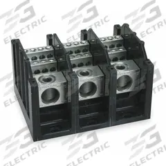 BUSSMANN Power Distribution Block: Open, Lug, Lug, 6 AWG – 350 kcmil For Line Side Wire Sizes (MPN 16370-3). Key specifications — attr1361688: Surface; attr1308686: BUSSMANN; attr1361672: Copper.
