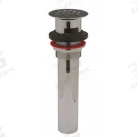 ZURN Sink Drain: Brass, Chrome, 2 1/4 in Overall Dia, Slip, 1 1/4 in Pipe Dia, Includes Overflow (MPN Z8743-8-PC). Key specifications — Product Type: Sink Drain; Brand: ZURN; Finish: Chrome; Material: Brass; Includes Overflow: Yes; Includes: Cast Brass Locknut and 8 in Tailpiece.