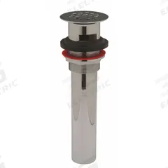 ZURN Sink Drain: Brass, Chrome, 2 1/4 in Overall Dia, Slip, 1 1/4 in Pipe Dia, Includes Overflow (MPN Z8743-8-PC). Key specifications — Product Type: Sink Drain; Brand: ZURN; Finish: Chrome; Material: Brass; Includes Overflow: Yes; Includes: Cast Brass Locknut and 8 in Tailpiece.