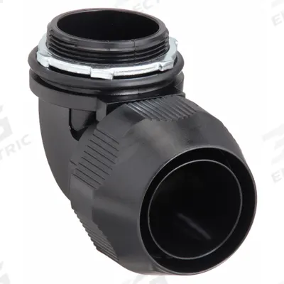 THOMAS & BETTS Liquid-Tight Conduit Fitting: Plastic, 1 1/2 in Trade Size, Insulated - 90° Hazardous Location Liquid-Tight Conduit Fittings