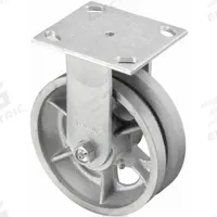 APPROVED VENDOR Plate Caster: Rigid, Iron, 4 in Wheel Dia, 2 in Wheel Wd, 5 5/8 in Mounting Ht, Slot (MPN P21R-C040R-14-VG1). Key specifications — attr1100373: APPROVED VENDOR.