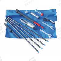 AMS Soil Core Sampling Kit: Carbon Steel, 5/8 in Connection Size, 3 1/4 in Overall Dia, Threaded (MPN 209.07). Key specifications — Material: Carbon Steel; Connection Type: Threaded; Includes: Liner; Brand: AMS.