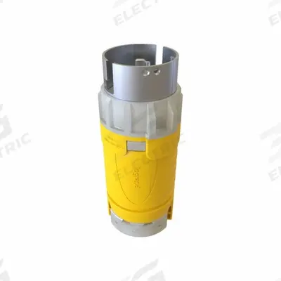 LEGRAND Locking Plug: Non-NEMA, Yellow, 125V AC, 50 A, 2 Pole - General Purpose Plugs