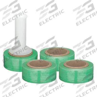 APPROVED VENDOR Stretch Wrap Film: 60 ga Gauge, 3 in Overall Wd, 1,000 ft Overall Lg, 1-Side - Reusable Handle Stretch Wrap