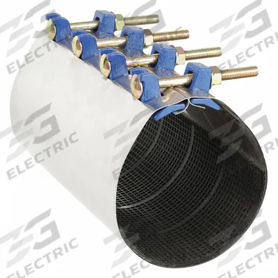 SMITH-BLAIR Repair Clamp: For 8 in Pipe, 12 in Overall Lg - Partial-Gasket Repair Clamps for Tube & Pipe