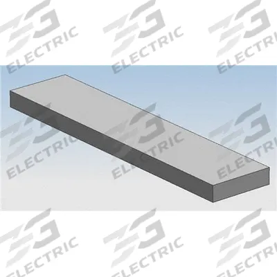 APPROVED VENDOR Alloy Steel Flat Bar: 0.625 in Thick, -0.01 in/-0.04 in, 2 in x 12 in Nominal Size (WxL) - High-Strength 4140 Alloy Steel Flat Bars