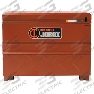 CRESCENT JOBOX Chest-Style Jobsite Box: 30 in W x 48 in D x 36 5/8 in H, 20 cu ft, Padlock - Chest-Style Jobsite Boxes with Drawers