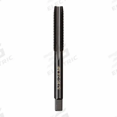 MILWAUKEE Straight Flute Tap: 5/16"-24 UNF, 2B, 4 Flute, Plug Chamfer - General Purpose Hand Taps