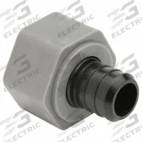 ZURN Barbed Fitting Coupling: 1 35/64 in ID x 1 1/2 in Pipe Size, Barbed x Barbed, Polymer (MPN QQPC87X). Key specifications — Brand: ZURN; Connection Type: Barbed x Barbed.