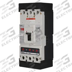 EATON Molded Case Circuit Breaker: 300 A Amps, 100kA at 240V AC, Fixed, ABC, Line/Load Lug, Std, HKD (MPN HKD3300). Key specifications — Series: HKD; Max. AIR Rating: 100kA at 240V AC; Instantaneous Trip: Fixed; Phase Connection: ABC; Terminal Connection: Line/Load Lug; Frame Size: 400A/K.