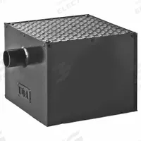 SMITH LIGHT COMMERCIAL Grease Interceptor: 14 lb Capacity, 7 gpm Flow Rate, 2 in Overall Dia, Flush (MPN 800-Y02-07). Key specifications — Material: Steel; Includes: Flow Control; Brand: SMITH LIGHT COMMERCIAL.