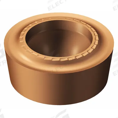 SANDVIK COROMANT Turning Insert: RCMT 09 T3 00-SM 1115 (MPN RCMT 3(2.5)-SM 1115) - Round (R) Indexable Turning Inserts